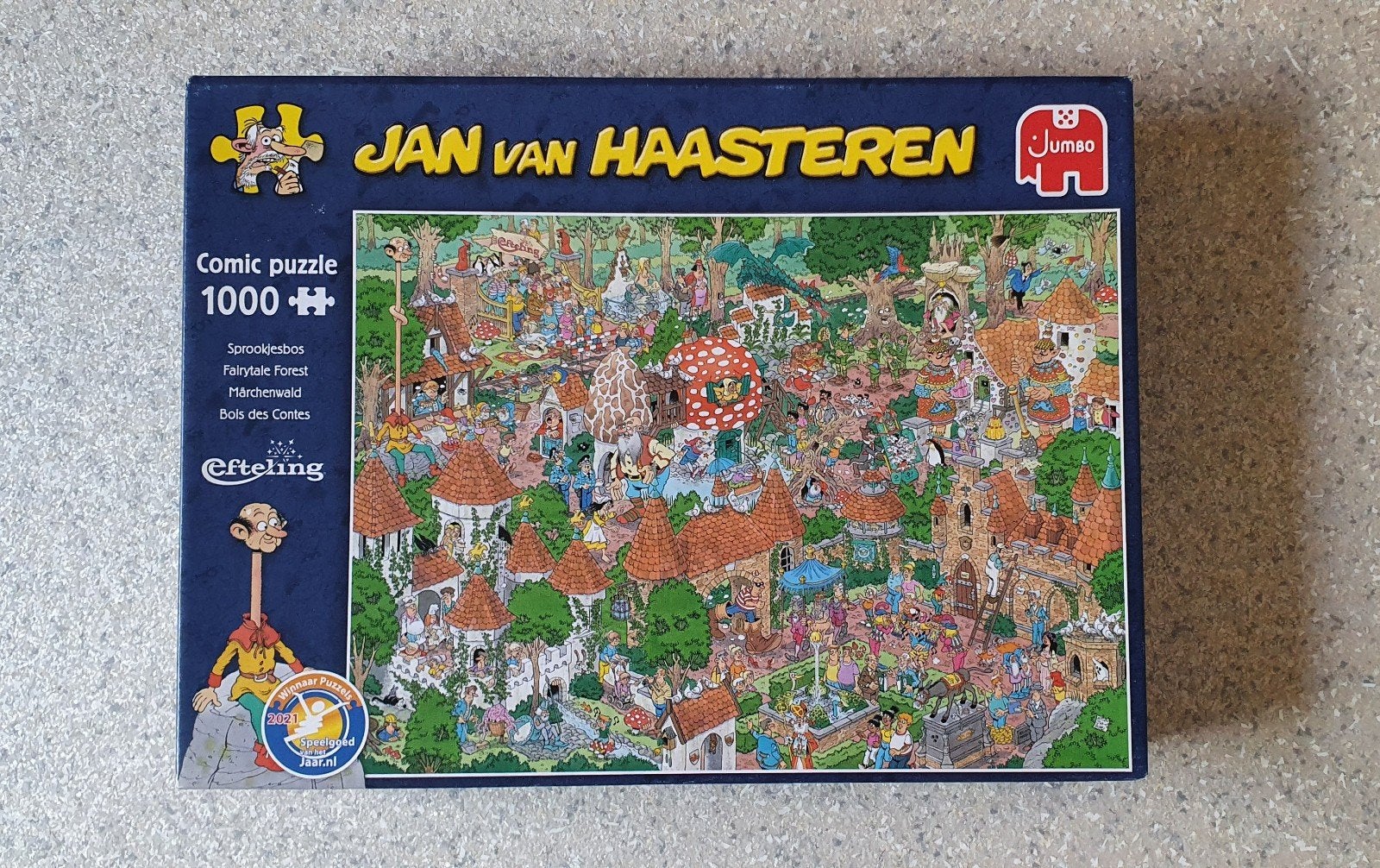 Puzzel Jan van Haasteren 1000 stuks : SPROOKJESBOS, Enlèvement