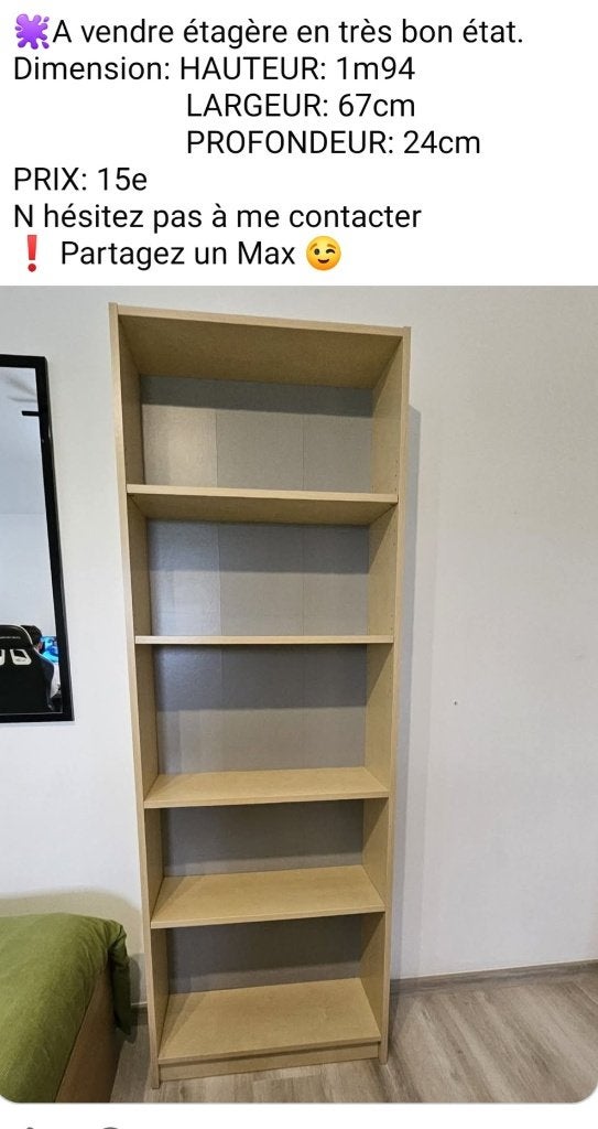 Etagere, Maison & Meubles, Enlèvement, Comme neuf