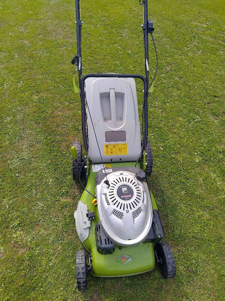 Grasmaaier zelf trekken goed staat, Tuin en Terras, Ophalen, Opvangbak