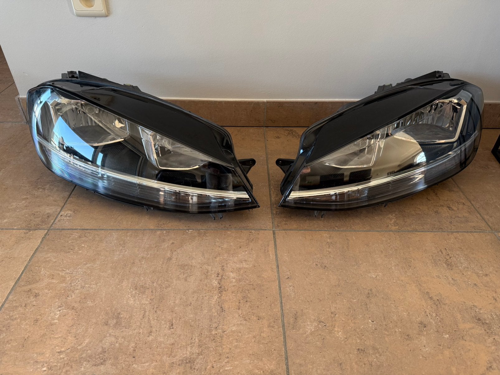 Originele Volkswagen golf 7.5 koplampen, Auto-onderdelen, Ophalen, Volkswagen