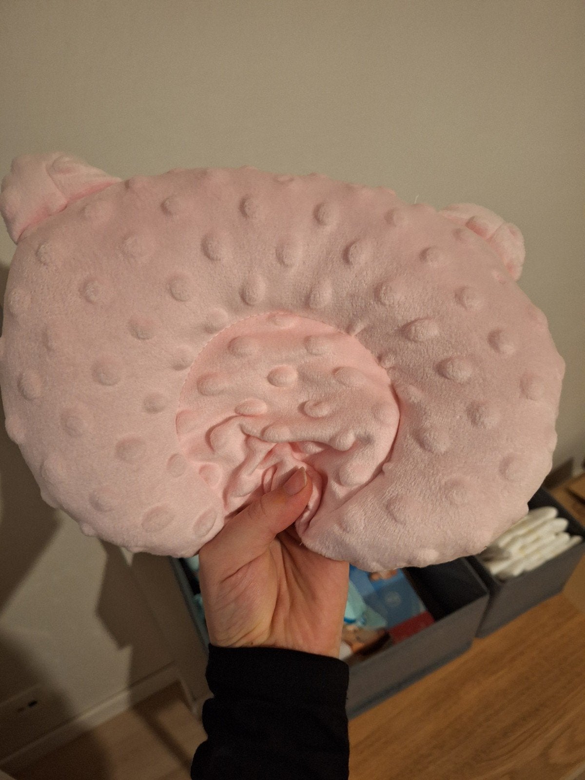 Coussin à tête plate pour bébé, Enlèvement