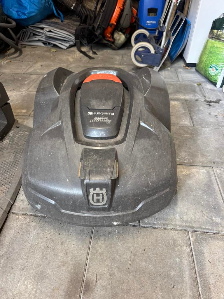 Husqvarna automower 420, Ophalen, Gebruikt