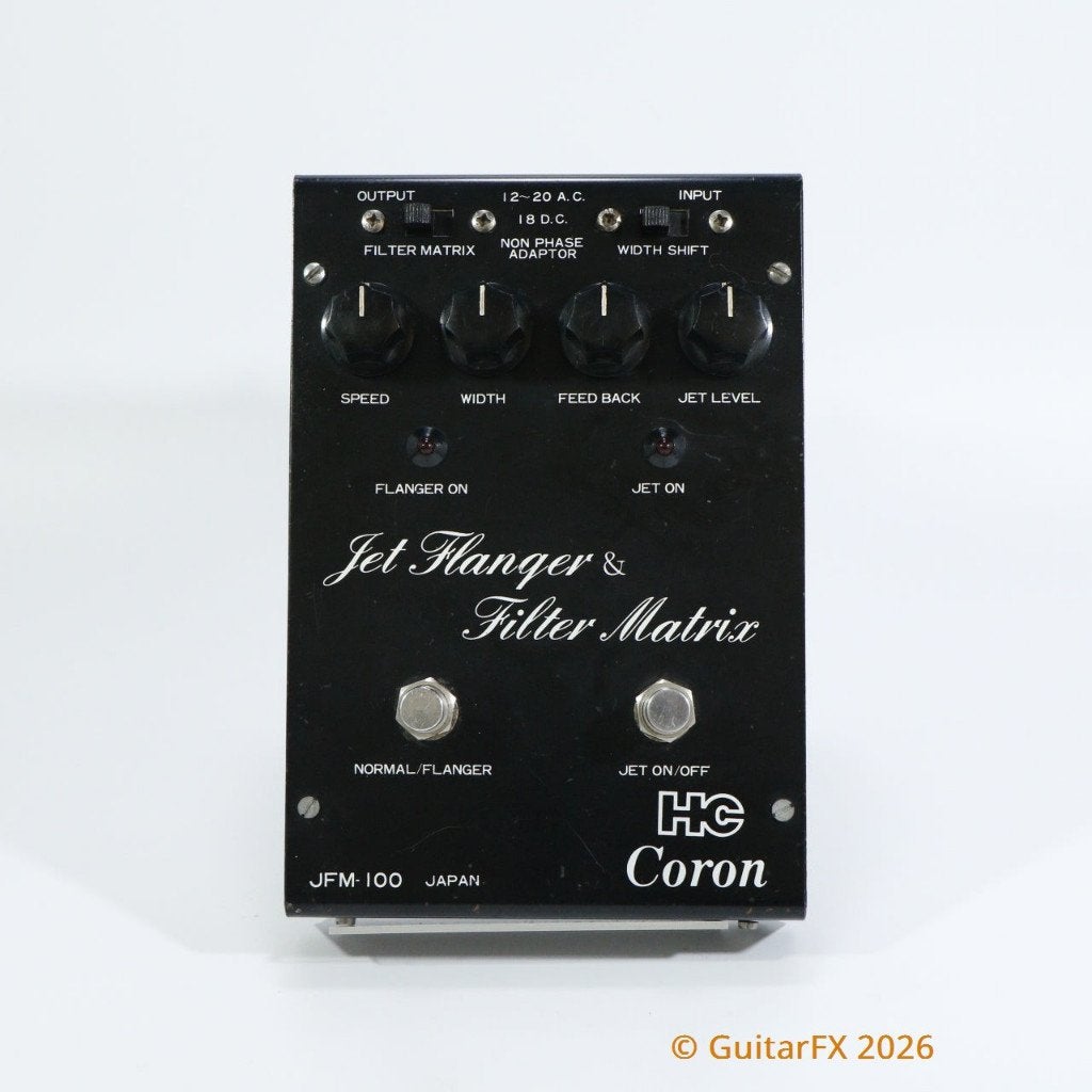 Coron JFM-100 Jet Flanger & Filter Matrix Analog BBD (Retico, Ophalen of Verzenden, Gebruikt