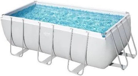 Bestway Power Steel 404x201x100 cm + filterpomp, Tuin en Terras, Ophalen, Gebruikt, 200 tot 300 cm, 80 tot 120 cm