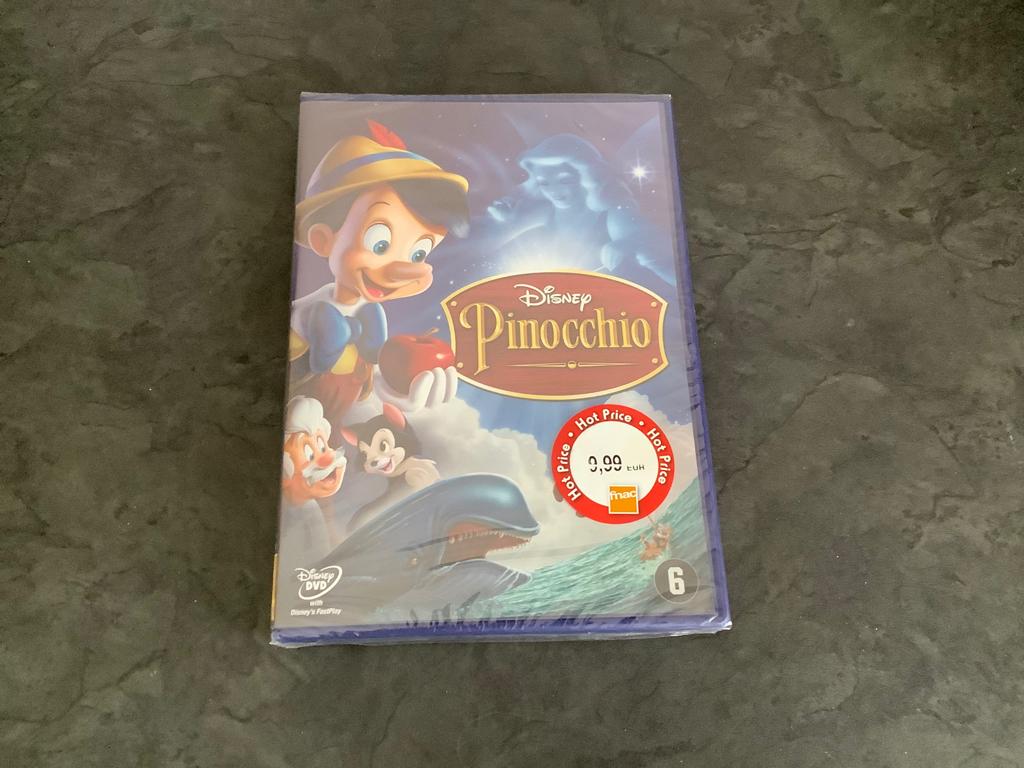 Disney Pinocchio DVD (2012) (Nieuw), Cd's en Dvd's, Europees, Tekenfilm, Ophalen of Verzenden, Vanaf 6 jaar