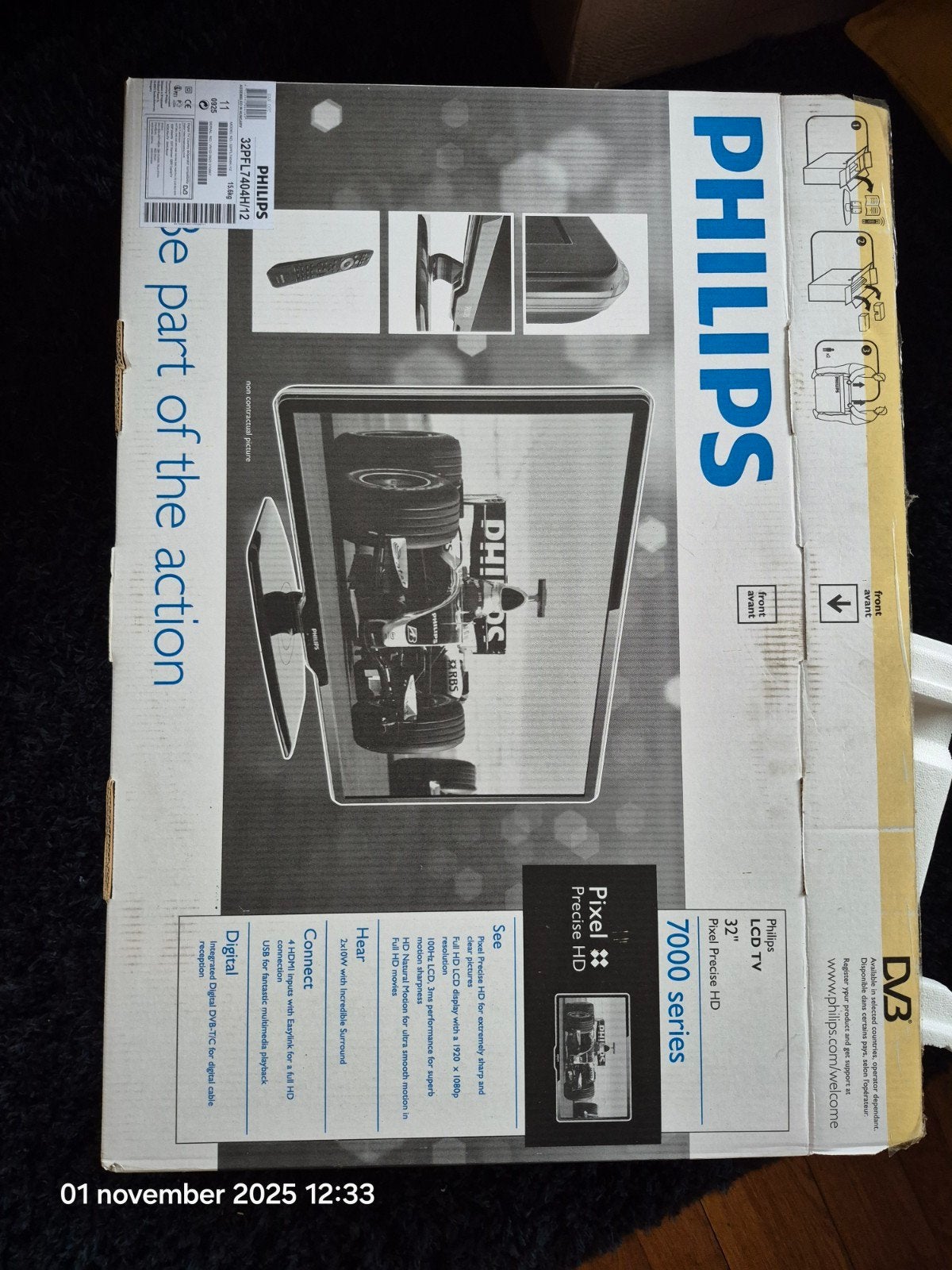 Tv philips 32", Enlèvement, Philips