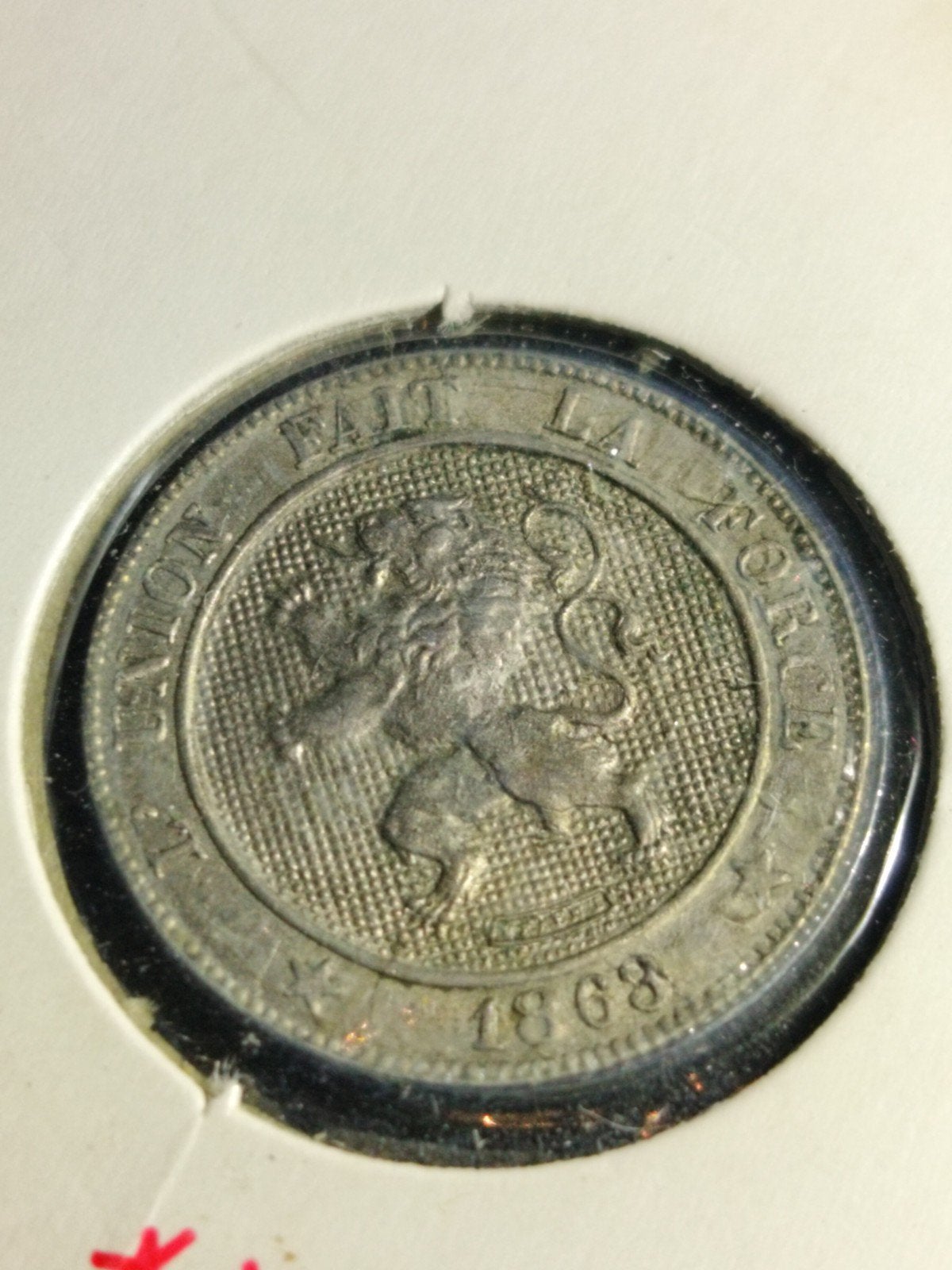 5 c 1863/2 Leopold 1, Postzegels en Munten, Munten | België, Ophalen of Verzenden
