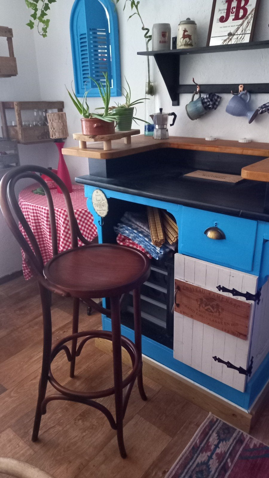 2 tabourets haut de bar, Ophalen, Zo goed als nieuw