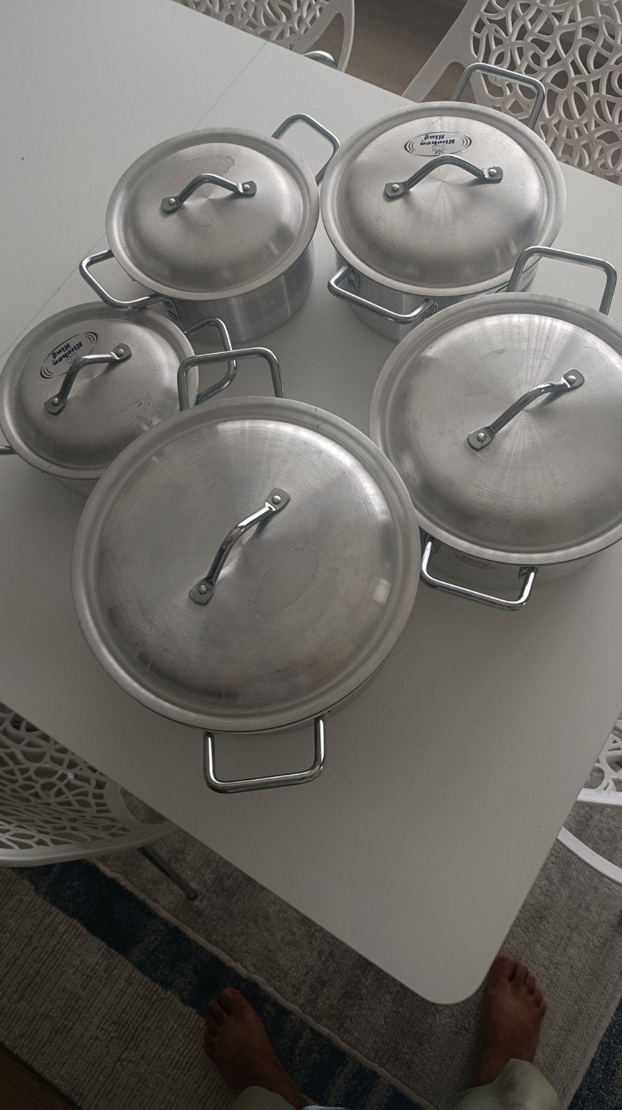 pannenset, Maison & Meubles, Cuisine | Casseroles & Poêles, Enlèvement, Neuf, Ensemble de casseroles