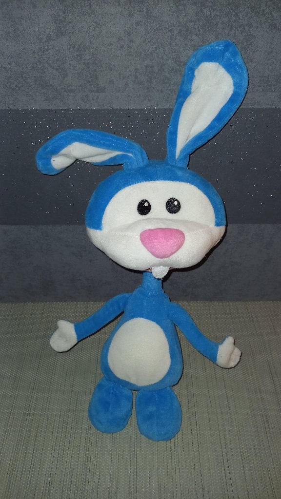 Uki knuffel, Ophalen of Verzenden, Zo goed als nieuw, Blauw, Konijn