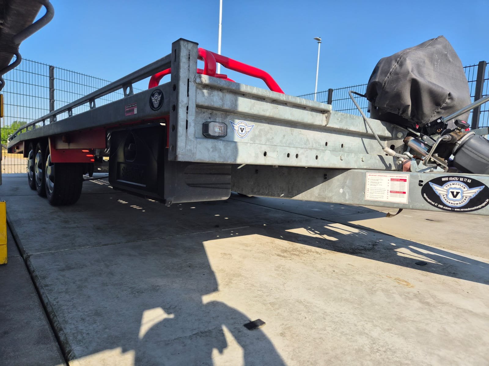 Brain James trailer T6 3500kg mtm, Ophalen