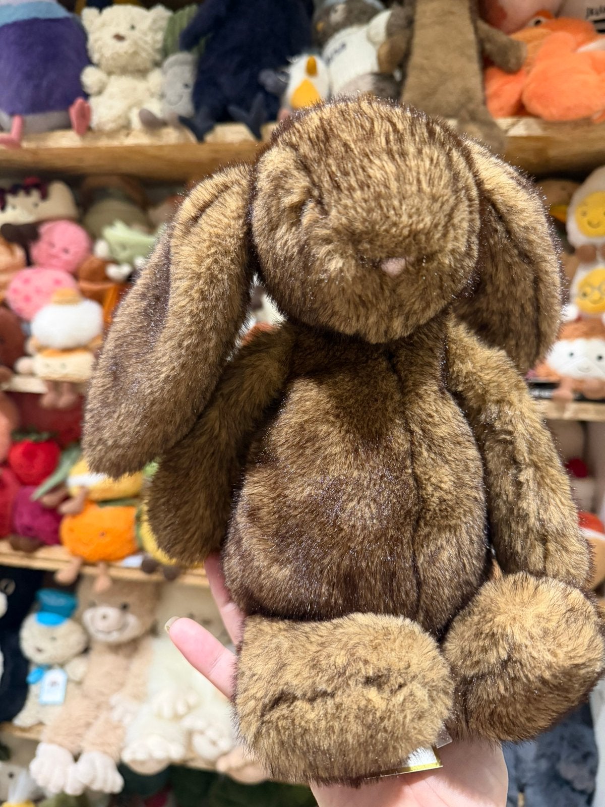 Jellycat Luxe Hoppleston Bunny, Kinderen en Baby's, Jellycat, Middelgroot (20 tot 80 cm), Meerkleurig, Handgemaakt