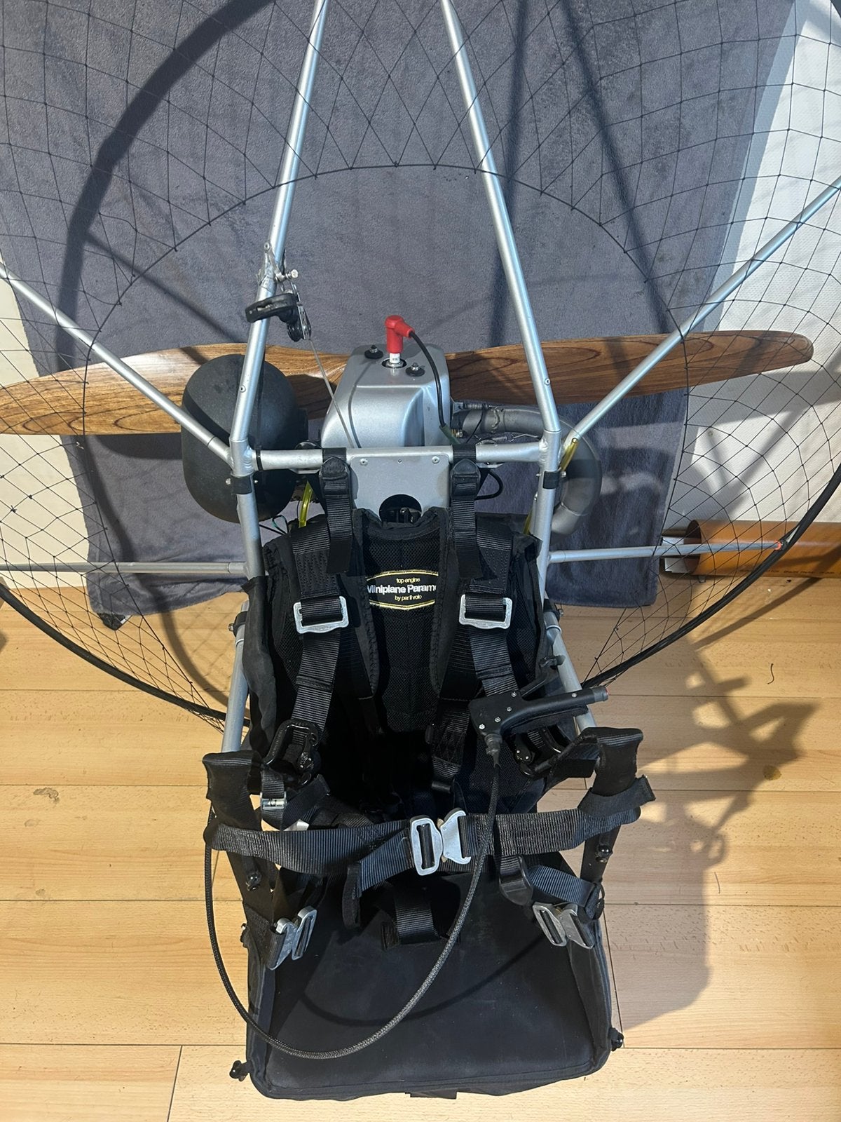 Paramoteur top80, Sport en Fitness, Zweefvliegen en Paragliding, Ophalen of Verzenden, Zo goed als nieuw, Paramotor