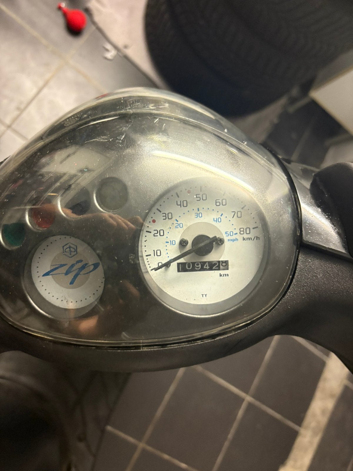 Piaggio zip 2t sprinter teruil!, Fietsen en Brommers, Scooters | Piaggio, Zo goed als nieuw, Zip, Klasse B (45 km/u), Tweetakt