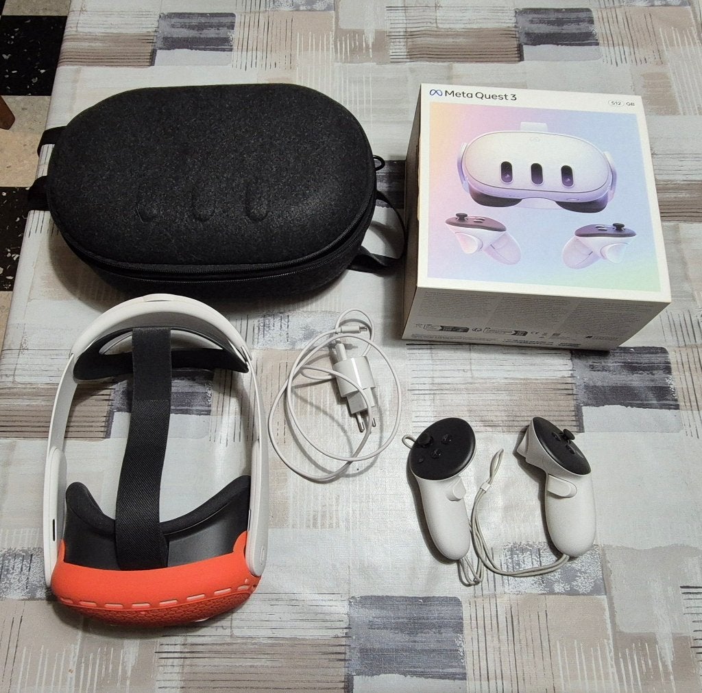 Meta Quest 3 512gb + MegaVR Simstock, Ophalen, Nieuw, VR-bril, Overige platformen