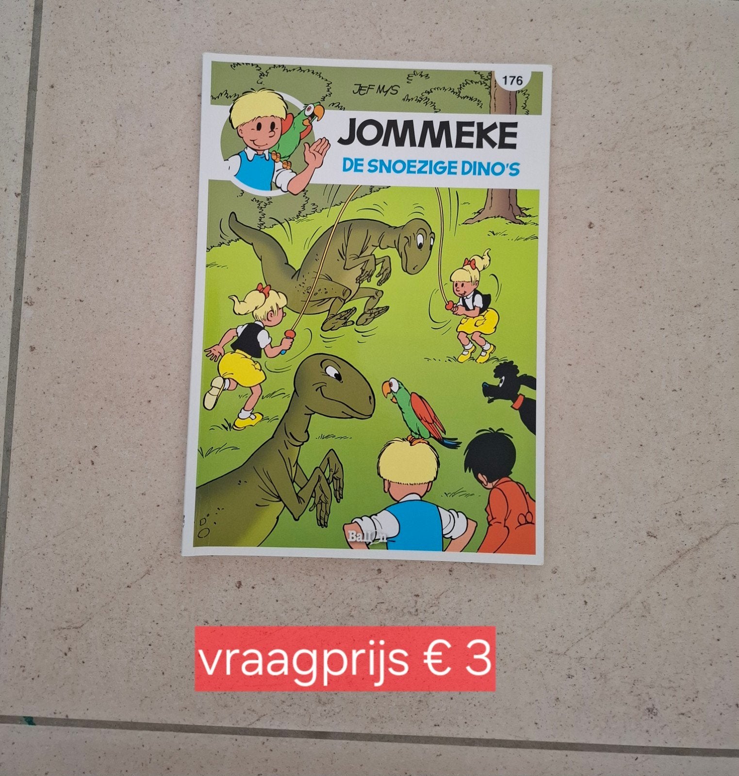 De snoezige dino's, Eén stripboek, Ophalen of Verzenden, Zo goed als nieuw, Jef Nijs