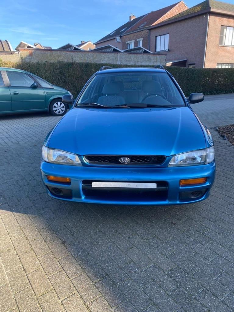 Subaru Impreza automaat 114d.km, perfect staat, Auto's, Subaru, Stof, 4 cilinders, Blauw, 90 cc