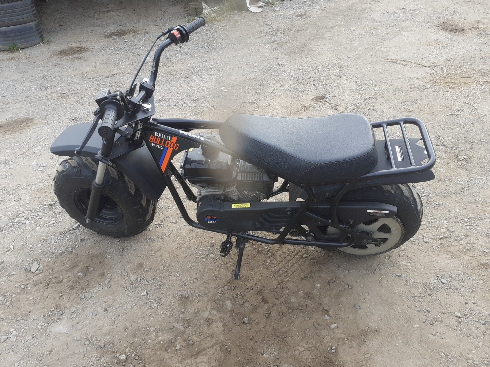 mini moto bullit bulldog, Enlèvement