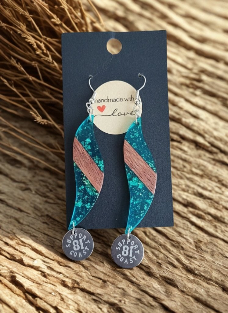 MiniRebel - Boucles d'oreilles en époxy - Promo, Bijoux, Sacs & Beauté, Boucles d'oreilles, Neuf, Enlèvement ou Envoi, Autres couleurs