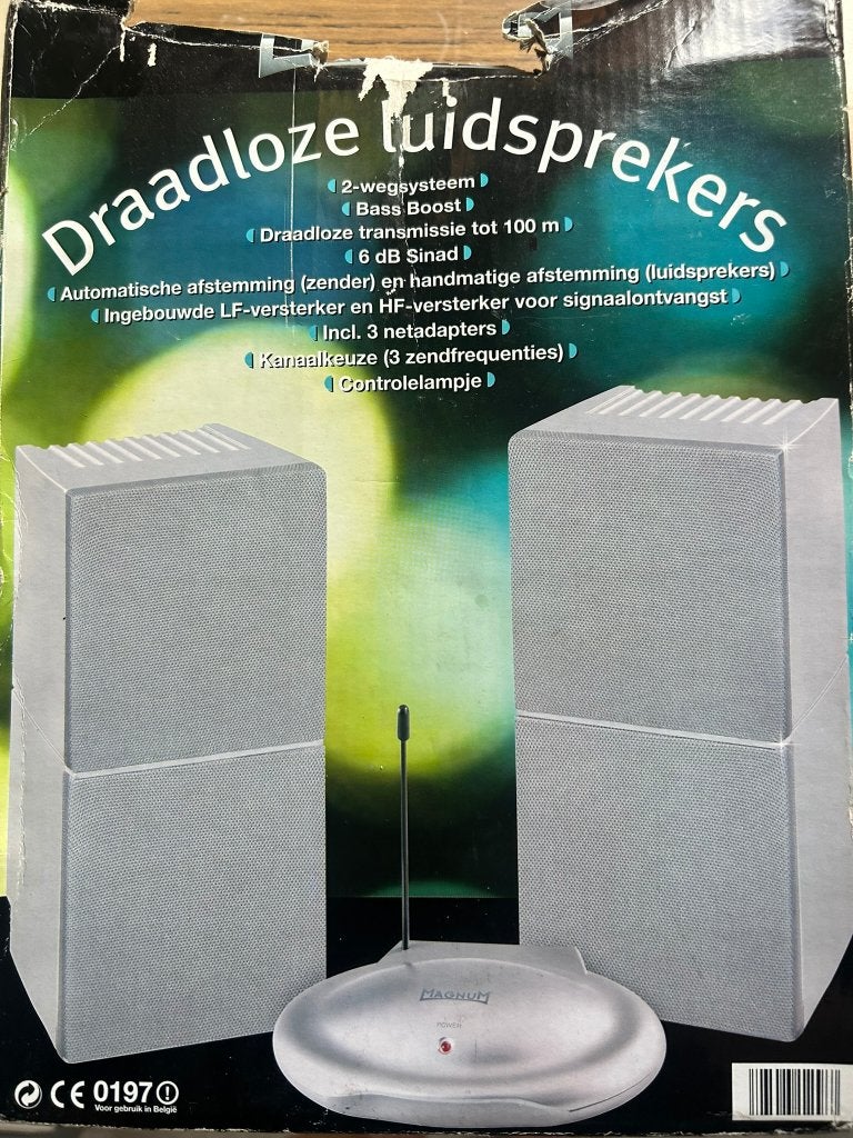 draadloze luidsprekerboxen, TV, Hi-fi & Vidéo, Enceintes, Autres marques, Câbles inclus, Enlèvement, Utilisé