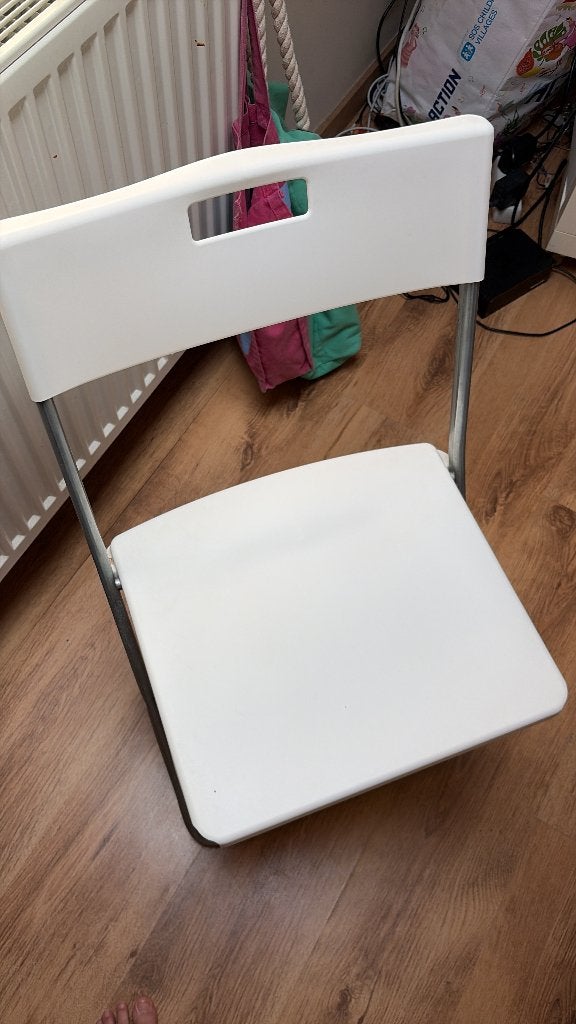 Chaises, Maison & Meubles, Chaises, Enlèvement, Comme neuf, Blanc, Quatre