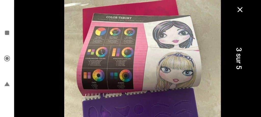 CAHIER POCHOIRS enfants, Enlèvement ou Envoi, Comme neuf, Bricolage