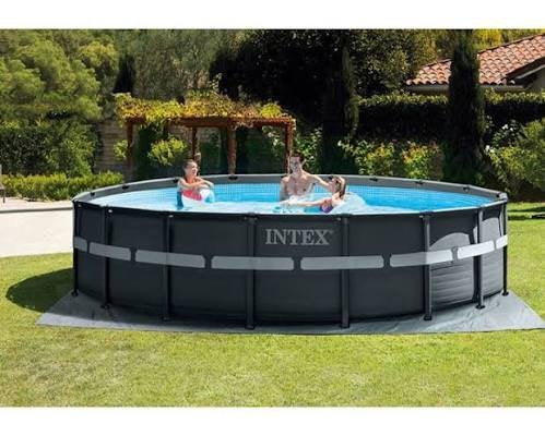 Intex ultra frame zwembad 488cm, Tuin en Terras, Zwembaden, Zo goed als nieuw, Ophalen