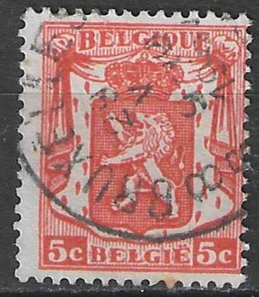 Belgie 1935 - Yvert 419 /OBP 419b - Klein Staatswapen (ST), Verzenden, Gestempeld, Gestempeld