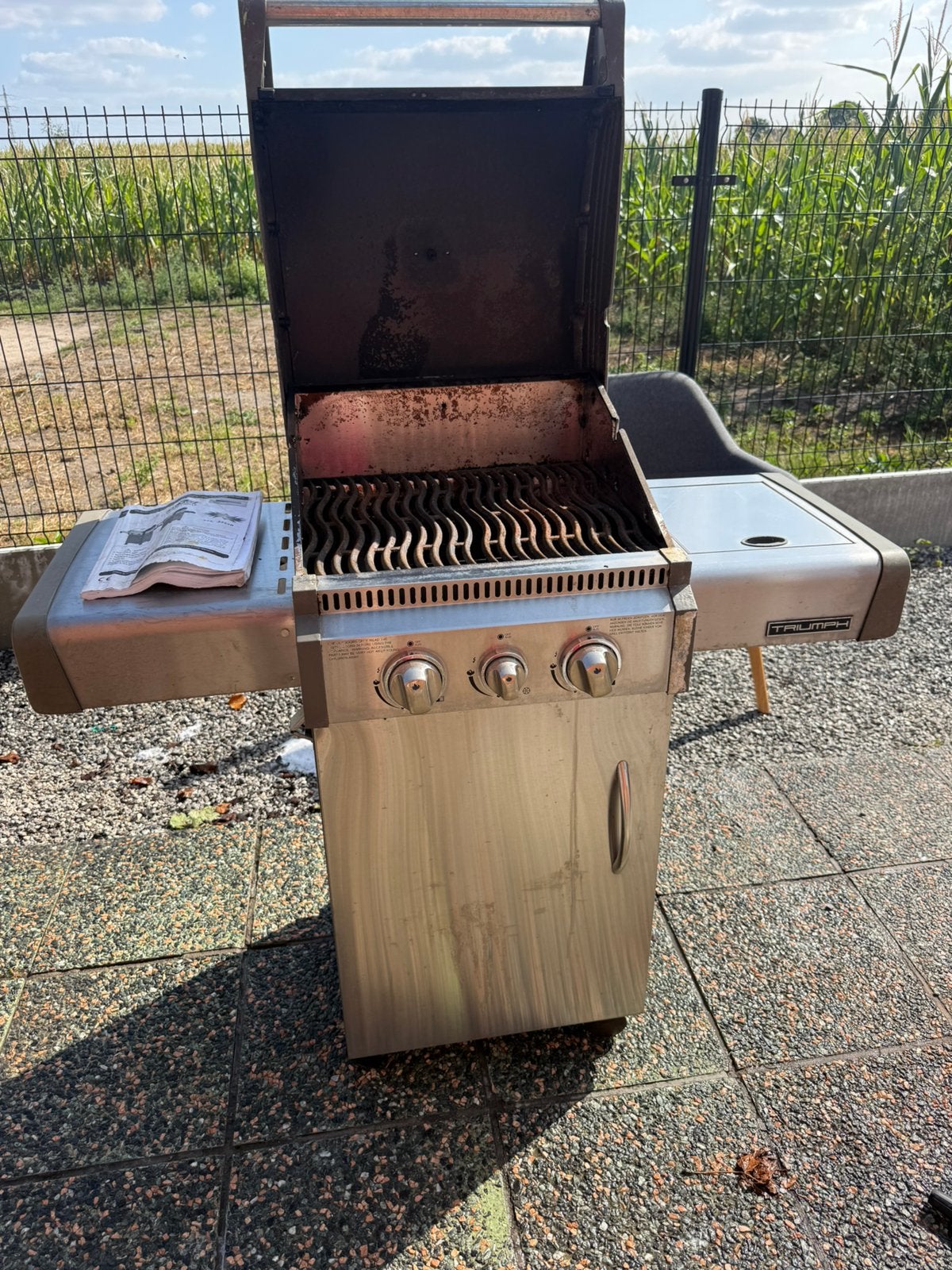 Bbq gas, Ophalen, Gebruikt