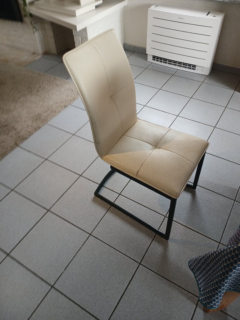 Stoelen, Huis en Inrichting, Stoelen, Ophalen, Gebruikt, Wit, Modern