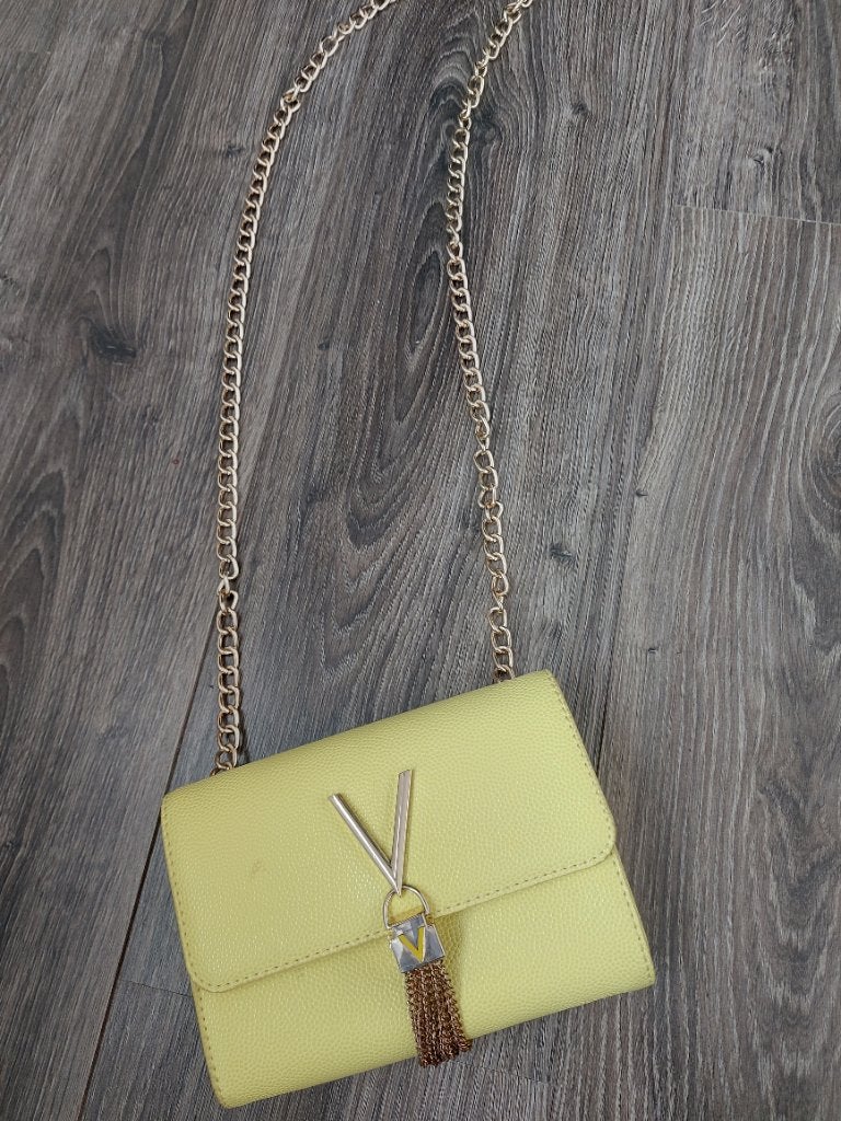 Sac Valentino, Enlèvement, Utilisé, Jaune, Sac à main
