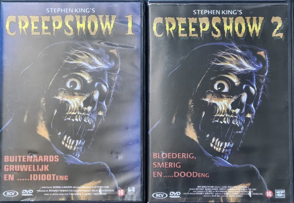 Creepshow 1&2 (1982-1987), Ophalen of Verzenden, Zo goed als nieuw, Engels, Nederlands
