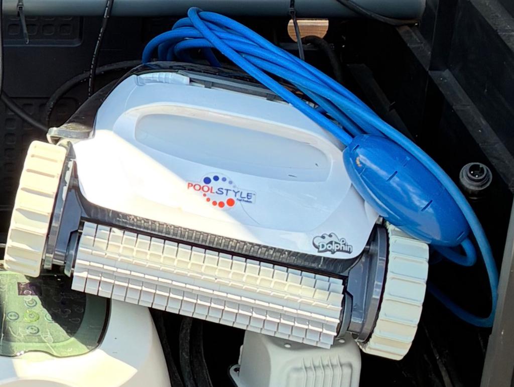 Zwembadrobot Dolphin Poolstyle E10, Tuin en Terras, Zwembad-toebehoren, Ophalen, Zo goed als nieuw