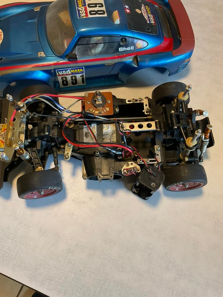 Tamiya porsche 959 dakar  450€, Ophalen, Gebruikt