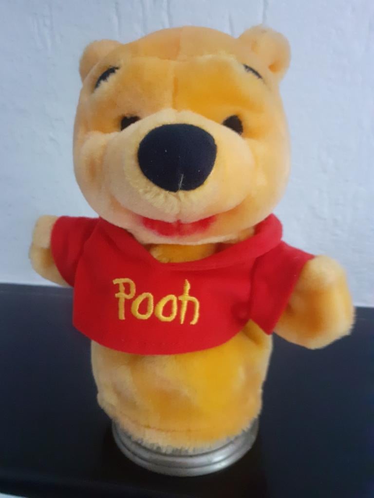Winnie the Pooh handpop poppenkastpop Disney, Collections, Poupées, Enlèvement ou Envoi