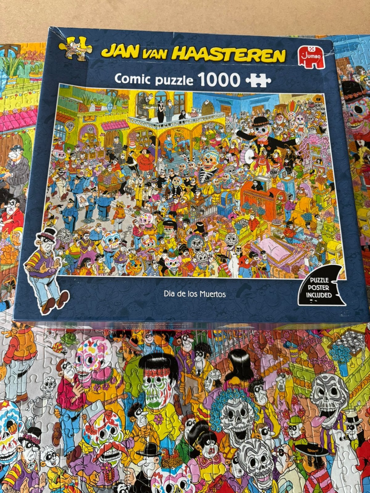Jan van Haasteren-Dia de los Muertos, Hobby & Loisirs créatifs, Sport cérébral & Puzzles, Enlèvement ou Envoi, Comme neuf
