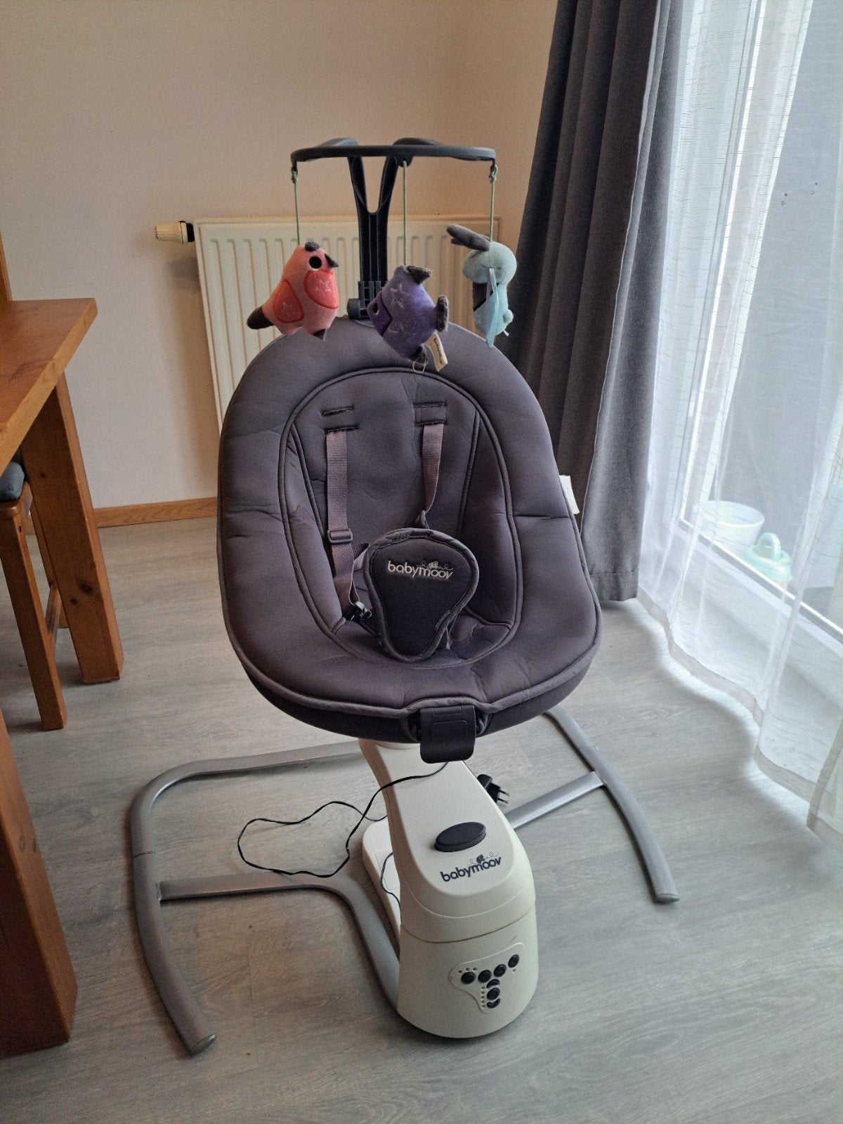 Balancelle rotative - Transat Babymoov, Enfants & Bébés, Enlèvement, Utilisé, Avec ceinture(s)