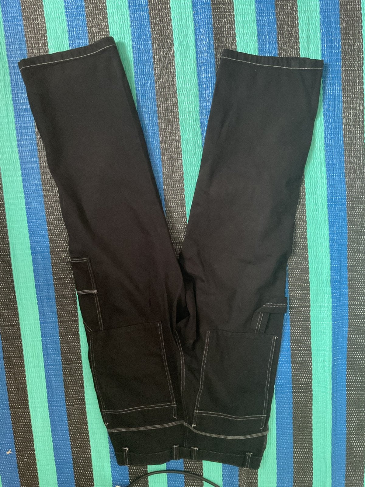Bershka zwarte jeans, uniseks, Ophalen of Verzenden, Zo goed als nieuw, Zwart