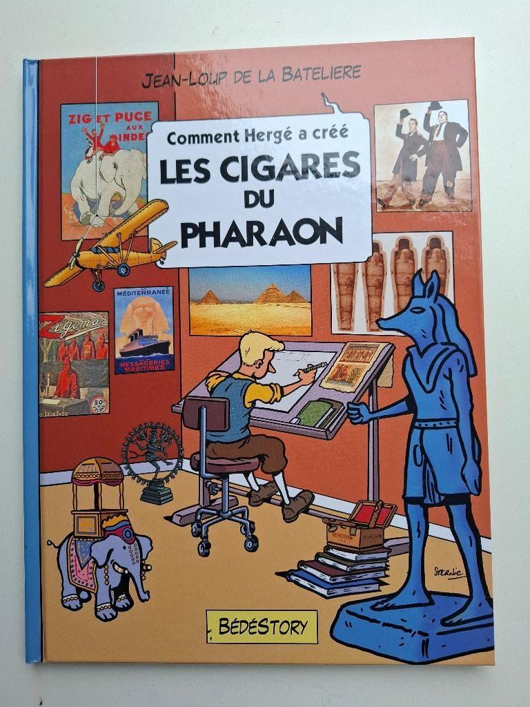 HS "COMMENT HERGE A CREE LES CIGARES DU PHARAON" TBE EO 2009, Eén stripboek, Ophalen of Verzenden, Zo goed als nieuw