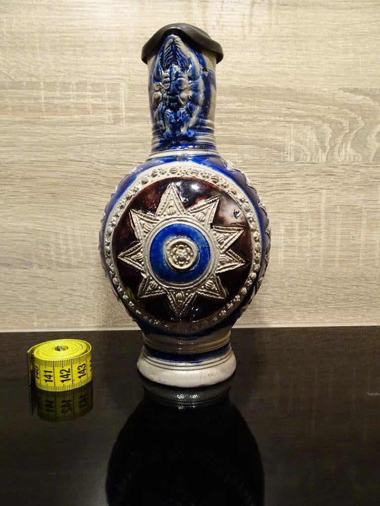 Antiek Westerwald kruikje 17e eeuw, Antiek en Kunst, Antiek | Keramiek en Aardewerk, Ophalen of Verzenden