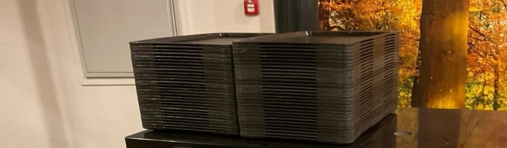 Plateau de service, Enlèvement, Plateau de service