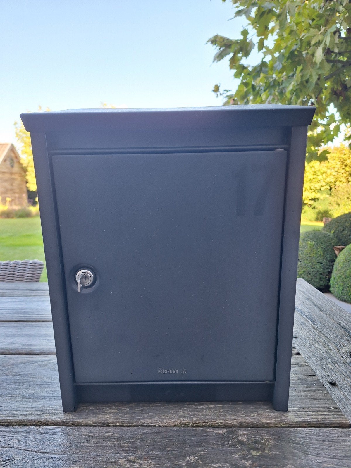 Brievenbus Brabantia, Tuin en Terras, Ophalen of Verzenden, Gebruikt, IJzer, Wandbrievenbus