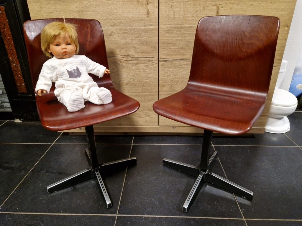 2 chaises enfants vintage pagholz thur-op-seat design, Antiek en Kunst, Ophalen
