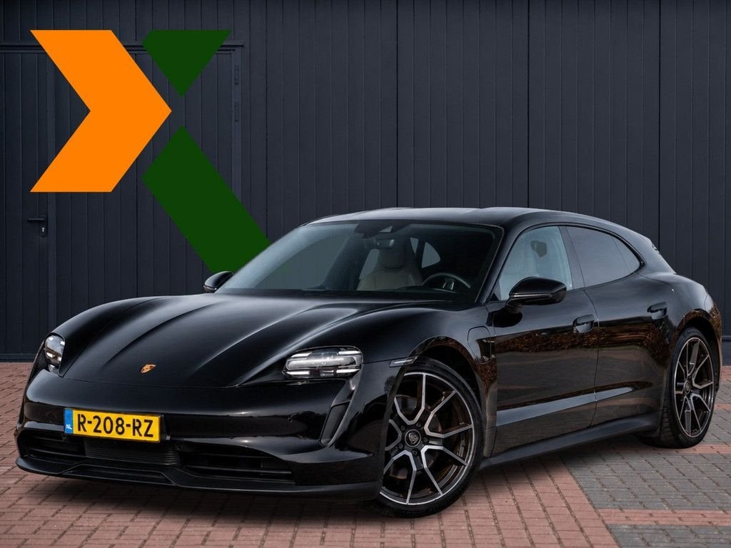 Porsche Taycan Sport Turismo 79 kWh | 21” Exclusive LM | Ach, Auto's, Porsche, Automaat, Parkeersensor, Zwart, Zwart