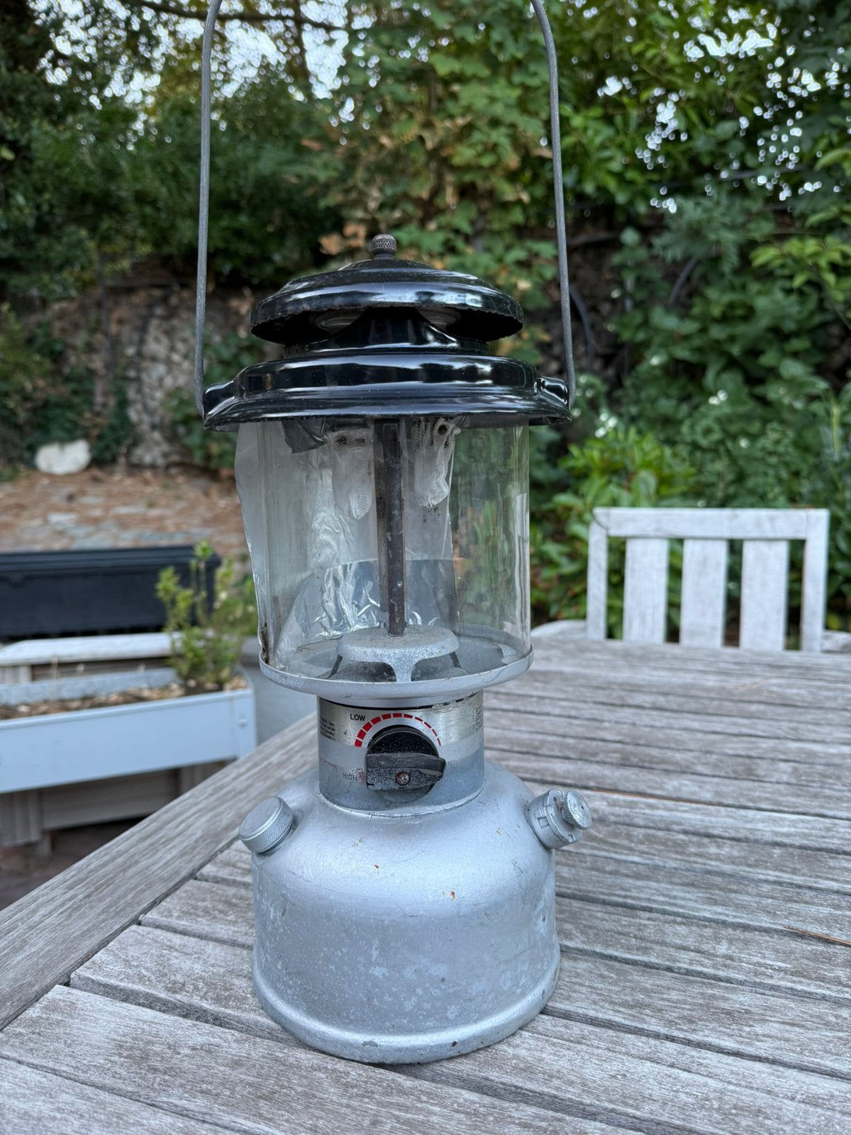Petroleumlamp, Ophalen, Gebruikt