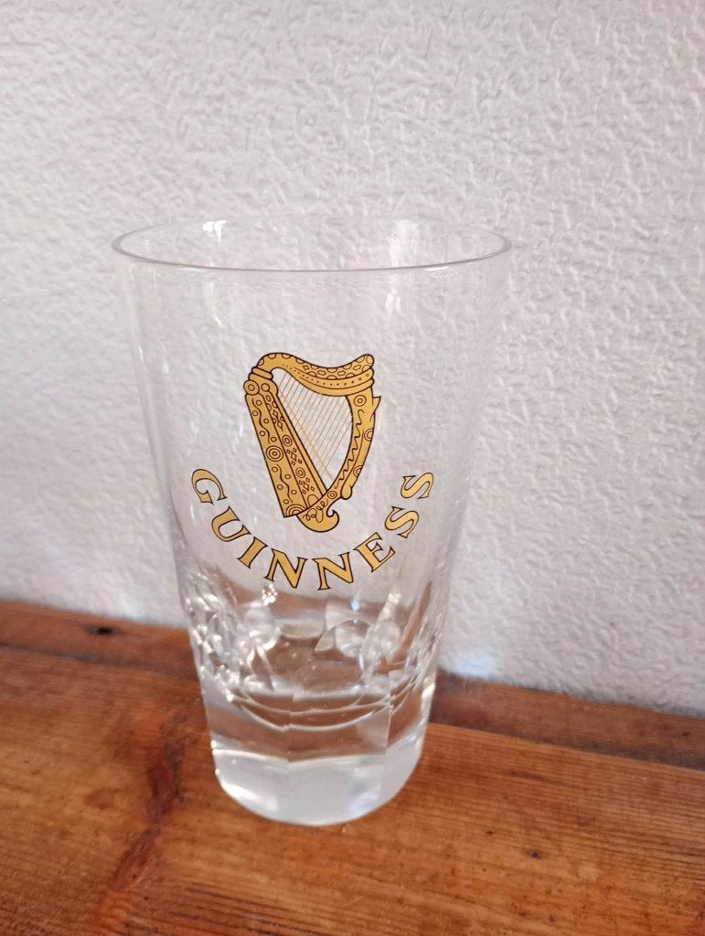 Brasserie bière ancien verre Guinness, Collections, Enlèvement ou Envoi, Utilisé, Verre ou Verres, Autres marques