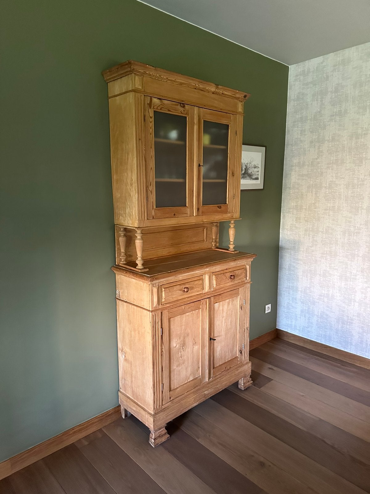 kast hout h218 b101 d41, Huis en Inrichting, Kasten | Buffetkasten, Ophalen, Gebruikt, Antiek landelijk