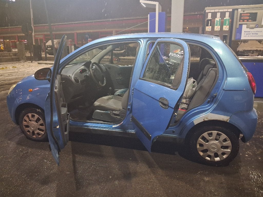 Chevrolet matiz, Auto's, Chevrolet, Voorwielaandrijving, Euro 5, Stof, Zwart