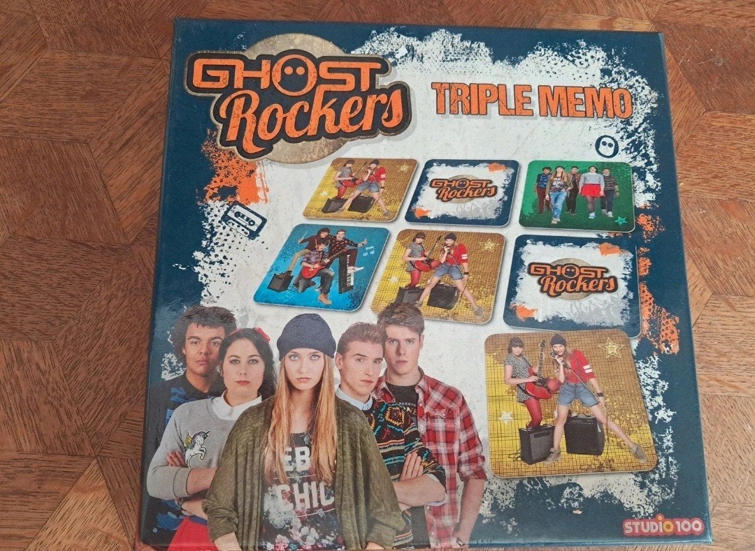 triple memory Ghost Rockers, Drie of vier spelers, Ophalen, Zo goed als nieuw, Studio 100