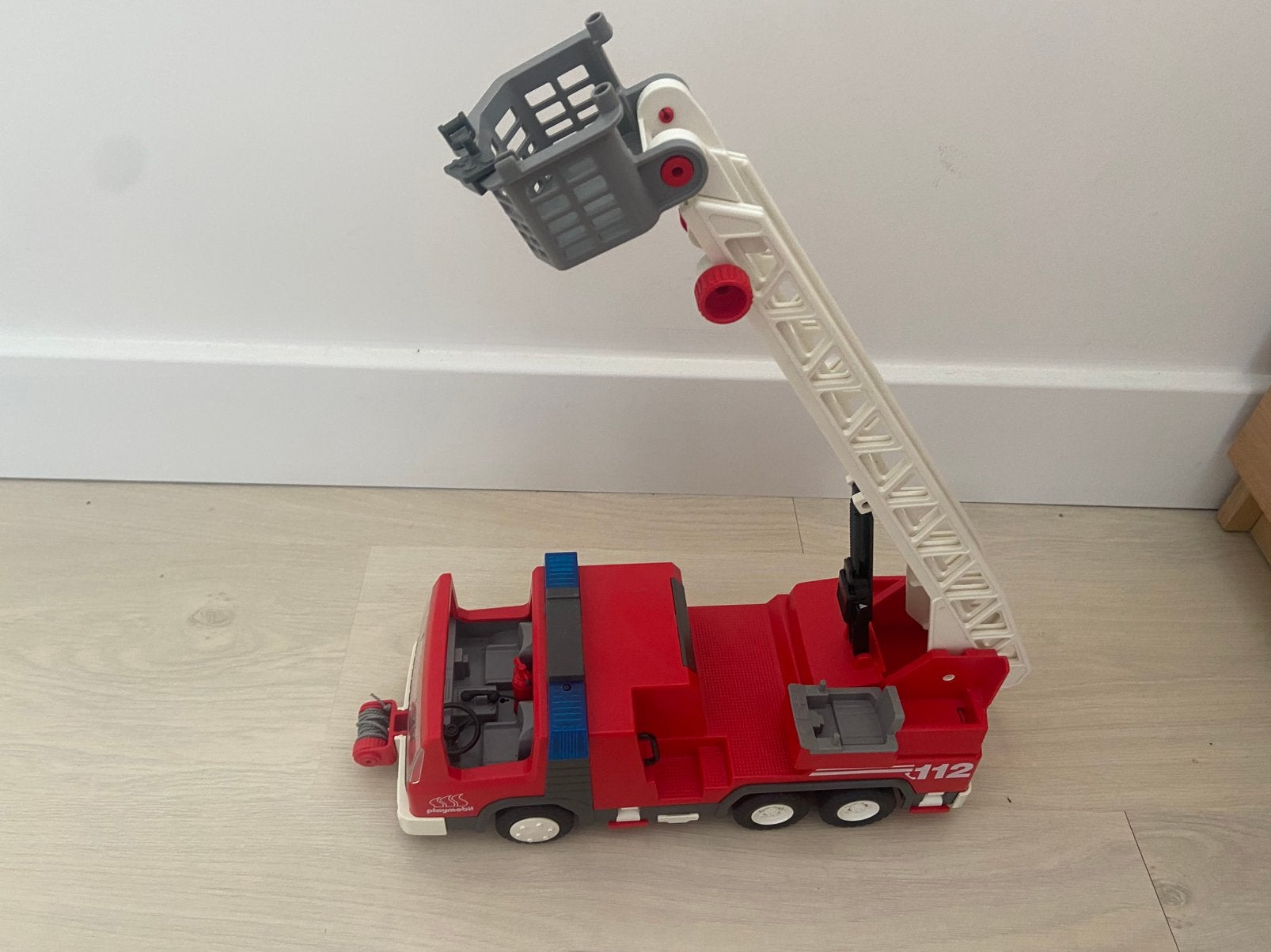 Brandweerwagen playmobil, Ophalen of Verzenden, Gebruikt
